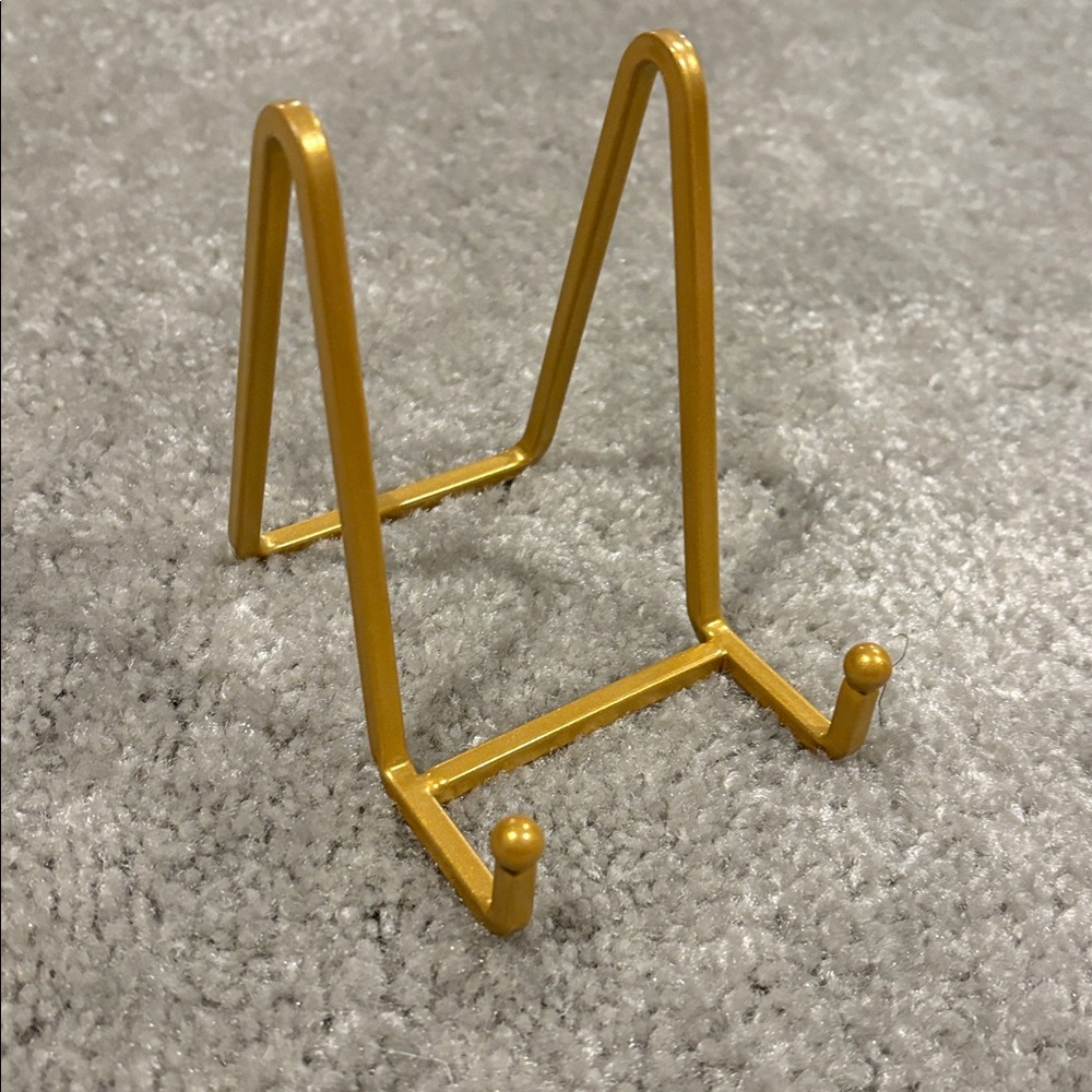 Gold Metal Display Stand